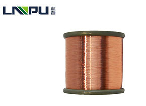 Enameled copper clad aluminum wire