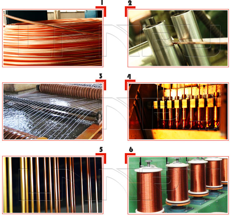 Copper coil winding wire